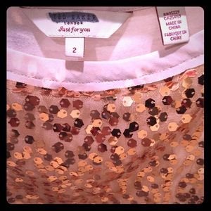 TED BAKER sleeveless sequined top